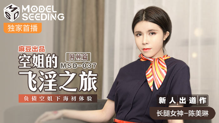 MSD037 空姐制服诱惑：财务困境下的云端性爱 为还债初次下海体验绝顶高潮